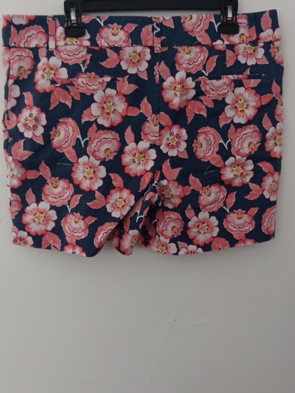 Loft Floral Print Cotton Blend Shorts #3824 - Picture 5 of 7